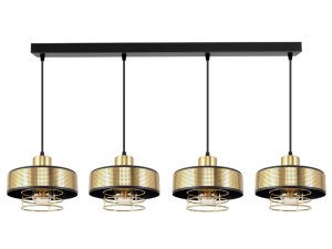 Lampa sufitowa 4 Maya 2255-Z-LUX czarna ze złotem