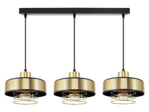 Lampa sufitowa 3 Maya 2253/2-Z-LUX czarna ze złotem