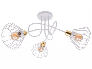 Lampa sufitowa stylowa czarna biała 3 Kali 1413 LOFT LED  