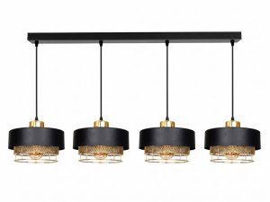 Lampa listwa sufitowa 4 Lumina 8655-Z czarna, biała