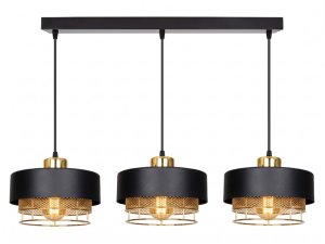 Lampa wisząca potrójna LUMINA – Nowoczesna, Metalowa, Nad Wyspę i Stół (Różne kolory) 8653/2