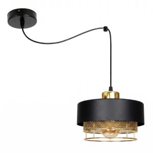 Lampa Wisząca Pająk 1-punktowa LUMINA – Loftowa, Metal z Siatką (Różne kolory) 8651