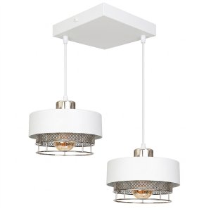 Lampa 2 wisząca LUMINA – Nowoczesna, Metalowa, Nad Wyspę i Stół (Różne kolory) 8658-BS