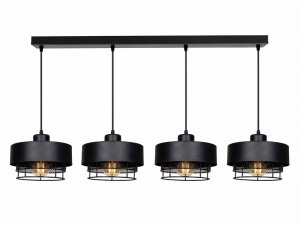 Lampa listwa sufitowa 4 Lumina 8655 czarna, biała