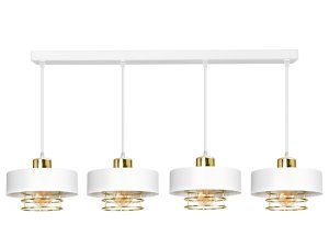 Lampa sufitowa 4 Maya 2255-BZ biała ze złotem, srebrem, lub miedzią