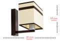 Lampa ścienna kinkiet Bella 937