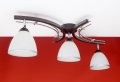 Lampa sufitowa, żyrandol, plafon 3 klosze Zuza