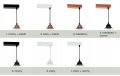 Stylowa lampa wisząca serii Kali TYP:1309-K, 3 abażury druciane brylant