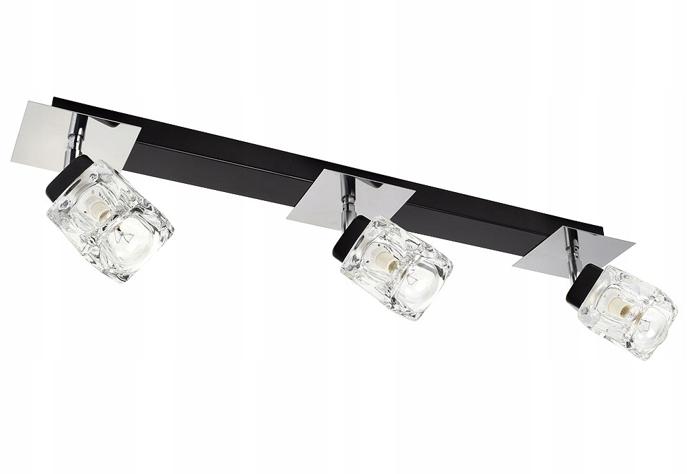 Lampa sufitowa, plafon żyrandol 3 kostka
