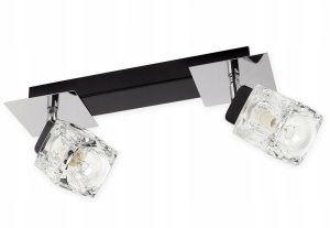 Lampa sufitowa Kostka Lux z regulacją 2 klosze 412/1