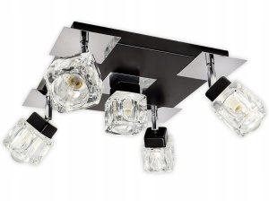 Lampa sufitowa Kostka Lux z regulacją 5 kloszy 410/1