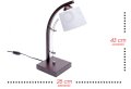 Lampa stołowa, biurkowa serii Zuza od ROMIR
