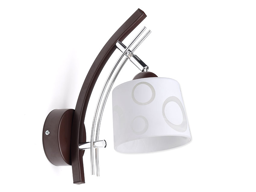 Kinkiet, lampa ścienna 947 klosz walec ROMIR