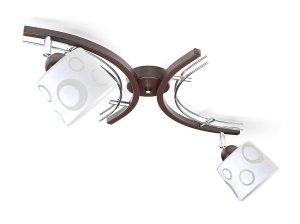 Lampa sufitowa Zuza 2 klosze walec 942w