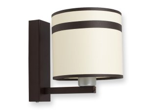 Lampa ścienna kinkiet abażur walec ROMIR