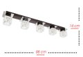 Lampa sufitowa serii KOSTKA LUX TYP:405/1