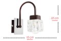 Lampa ścienna, kinkiet serii KOSTKA LUX TYP:406/1