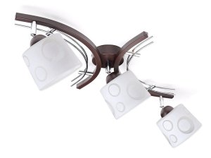 Lampa sufitowa Zuza 3 klosze walec 943w