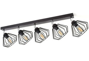 Lampa sufitowa Kali TYP:1505 z regulacją 5 druciaki