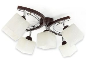 Lampa sufitowa Zuza 5 kloszy kostka 945