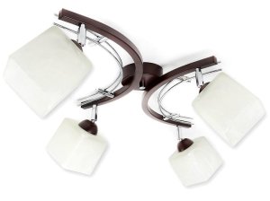 Lampa sufitowa Zuza 4 klosze kostka 944