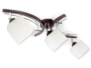 Lampa sufitowa Zuza 3 klosze kostka 943