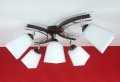 Lampa sufitowa serii Zuza TYP:945 z 5 kloszami w kształcie piramidy