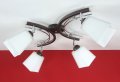 Lampa sufitowa serii Zuza TYP:944p z 4 kloszami w kształcie piramidy