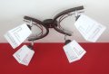Lampa sufitowa serii Zuza TYP:944p z 4 kloszami w kształcie piramidy