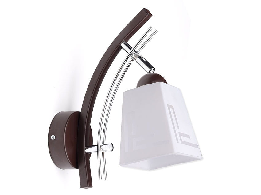 Lampa ścienna serii Zuza TYP:947p z 1 kloszem piramidka