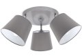 Lampa sufitowa serii Meba, z 3 stożkowymi abażurami z regulacją TYP:1606
