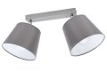 Lampa sufitowa serii Meba, z 2 stożkowymi abażurami z regulacją TYP:1602