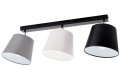 Lampa sufitowa serii Meba, z 3 stożkowymi abażurami z regulacją TYP:1603