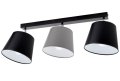 Lampa sufitowa serii Meba, z 3 stożkowymi abażurami z regulacją TYP:1603