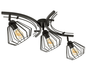 Lampa sufitowa druciana 3 Nela 2013 LOFT LED regulacja