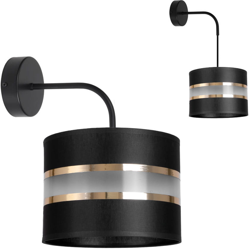 stylowa-lampa-ścienna-z-abażurem-1708-czarny-zloty-pasek.jpg