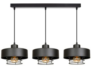 Lampa sufitowa loftowa 3 Maya 2253/2 czarna