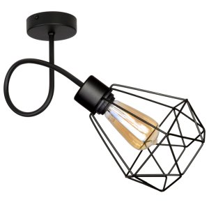 Lampa sufitowa stylowa czarna 1 Balo 2301 LOFT     