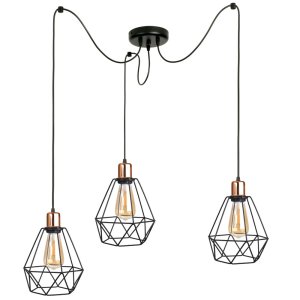 Lampa wisząca sufitowa żyrandol pająk 3 Balo 2273