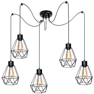 Lampa wisząca sufitowa żyrandol pająk 5 Balo 2310