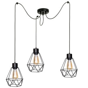 Lampa wisząca sufitowa żyrandol pająk 3 Balo 2313