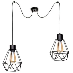 Lampa wisząca sufitowa żyrandol pająk 2 Balo 2312
