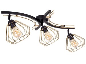 Lampa sufitowa druciana 3 Nela GOLD 2403 LOFT LED regulacja   
