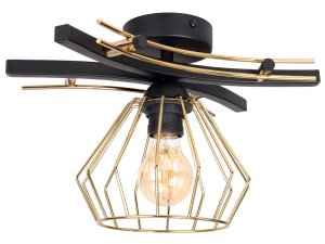 Lampa sufitowa druciana 1 Nela GOLD 2408 LOFT LED regulacja   