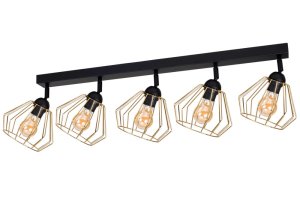 Lampa sufitowa Kali salon, kuchnia z regulacją 5 kloszy 1505-Z