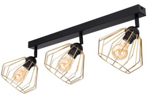 Lampa sufitowa Kali salon, kuchnia z regulacją 3 klosze 1503-Z