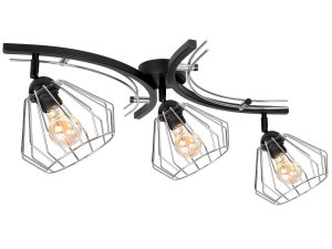 Lampa sufitowa druciana 3 Nela SILVER 2403-CS LOFT LED regulacja     