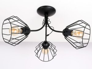 Lampa sufitowa TYP: 923 czarna