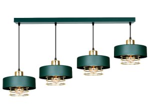 Lampa sufitowa 4 Maya 2255-GG zielony ze złotem, srebrem lub miedzią