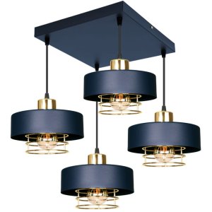 Lampa sufitowa 4 Maya 2254-GZ granatowa ze złotem, srebrem lub miedzią